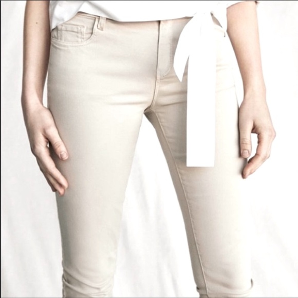 Massimo Dutti Skinny Jeans In Bone - Picture 3 of 11
